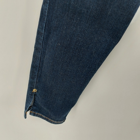 FRAMELe High Skinny Raw Edge Slit Rivet Jeans - Picture 7 of 13